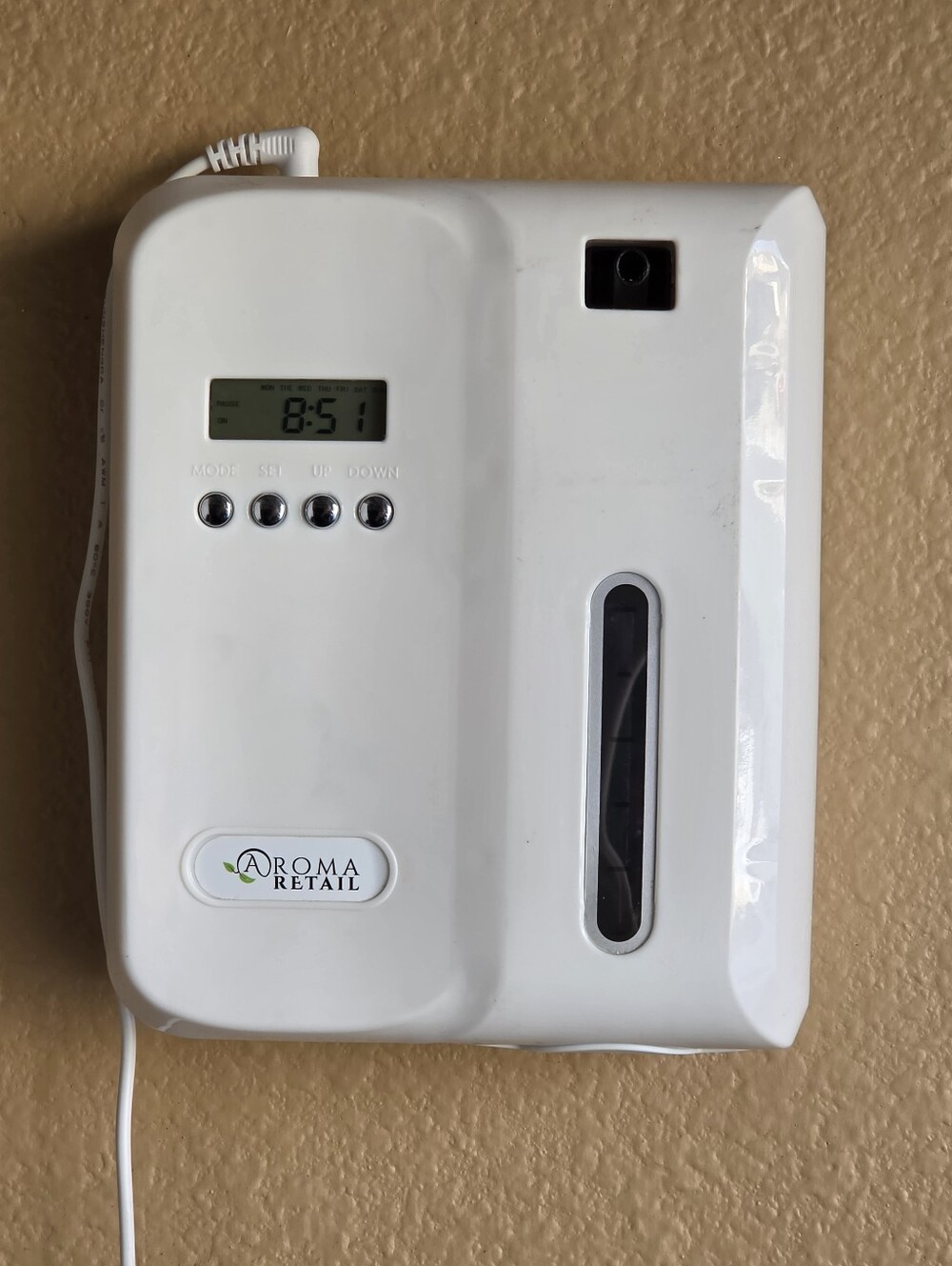 Roma White Wall-Mounted Scent Dispenser